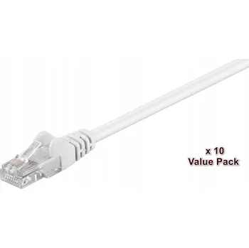 Síťový kabel MicroConnect U/UTP CAT5e 2m Bílý - Balení 10 kusů