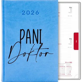 Kalendář Knižní kalendář 2026 A5 modrý