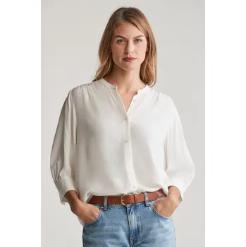 Dámská košile HALENKA GANT REG SS BLOUSE EGGSHELL
