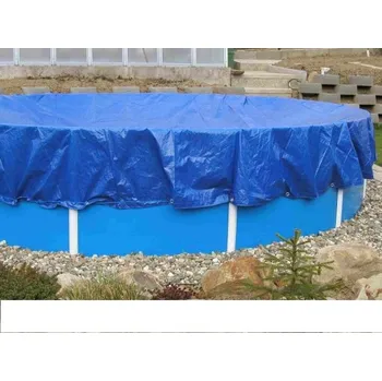 bazénová plachta Plachta na bazén krycí kruh 8,2m světle modrá - 140g/m2
