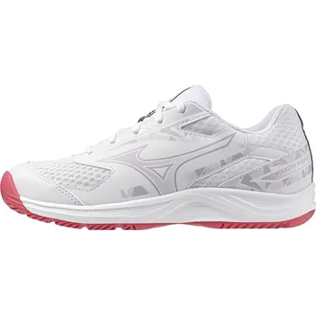 Dětská sálová obuv MIZUNO STEALTH STAR 3 Jr.(C) / White/VioletIndigo/CamelliaRos / 40.0/6.5