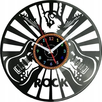 Hodiny Rockové Hodiny Nástěnné Vinylová Deska Moderní Dekorativní U