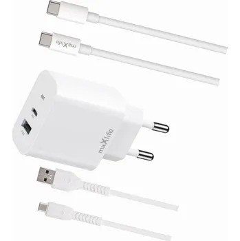 Rychlá nabíječka 30W se 2 vstupy a dvěma USB-C kabely pro Realme GT Master