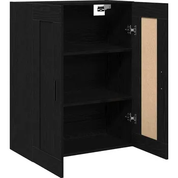 Komoda vidaXL Nástěnná skříň Černý dub 69,5 x 34 x 90 cm kompozitní dřevo [862951]