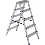 Elkop Hliníkový žebřík s protiskluzovými příčkami, 5 příček, výška 1,1m