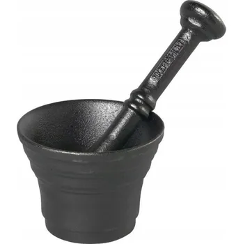 Hmoždíř Skeppshult Tradition - Litinový hmoždíř s tloučkem 8 cm Černý