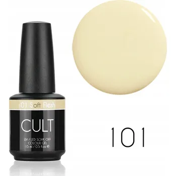 Lak na nehty CULT Colour Gel / Hybridní lak 15 ml UV/LED Soft Flesh 101