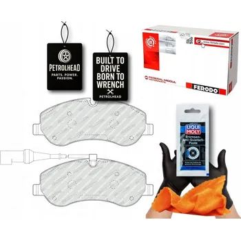 Brzdová destička BRZDOVÉ DESTIČKY PŘEDNÍ FORD TOURNEO CUSTOM V362 TRANSIT #Petrolhead Pro+ Kit3