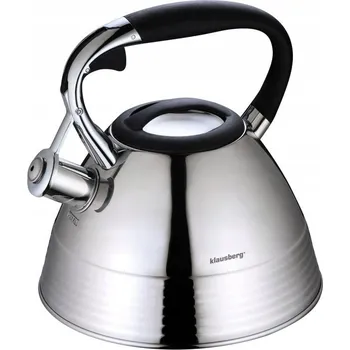 Varná konvice Tradiční ocelová Konvice Klausberg 3 l šedá