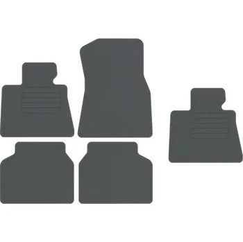 autokoberec Kobercové rohožky Edecor velurové 5 ks