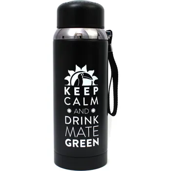 Termoska Mate Green Termoska se sítkem a displejem, černá, 800 ml
