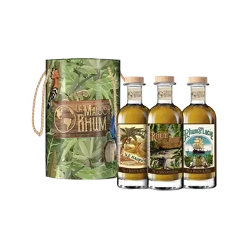 Rum Rum Kolekce La Maison du Rhum 3x 0,2l 45% + Dárkové balení