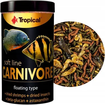 Krmivo pro rybičky Granule Krmivo ryby Tropical Soft Line Carnivore 80 g