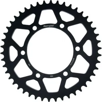 Řetězová sada pro motocykl Hliníková řetězová rozeta SUPERSPROX RAL-480:46-BLK černý 46 zubů, 525