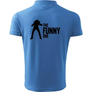Pánská košile Bachelor party - The funny one - Polokošile pánská Pique Polo 203 - M ( Azurově modrá )