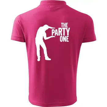 Pánská košile Bachelor party - The party one - Polokošile pánská Pique Polo 203 - 5XL ( Purpurová )