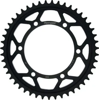 Řetězová sada pro motocykl Řetězová rozeta SUPERSPROX RFE-865:47-BLK černý 47 zubů, 530