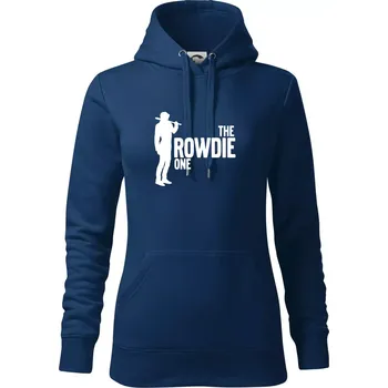 Dámská mikina Bachelor party - The rowdie one - Mikina dámská Cape s kapucí - XS ( Půlnoční modrá )