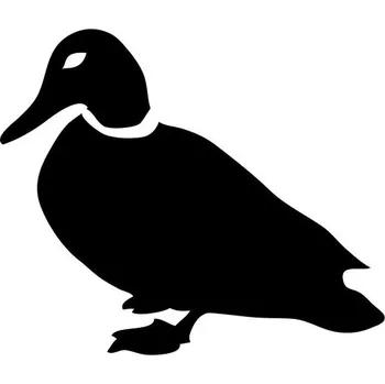 Samolepící dekorace Samolepka na stěnu kachna 12x15 cm