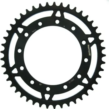 Řetězová sada pro motocykl Řetězová rozeta SUPERSPROX RFE-245/2:45-BLK černý 45 zubů, 520