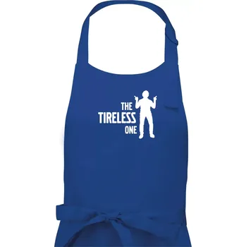 Kuchyňská zástěra Bachelor party - The tireless one - Pánská zástěra na vaření - Univerzální velikost ( Královská modrá )