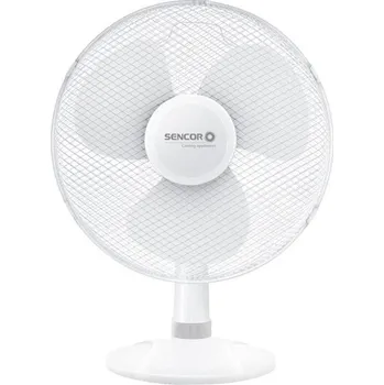 Domácí ventilátor Stolní ventilátor Sencor SFE 4037WH - otočný, bílý - VÝPRODEJ