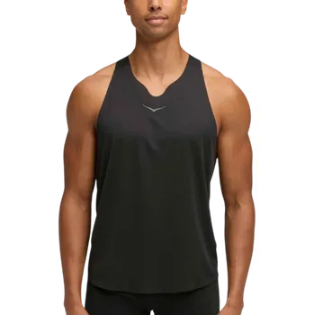 Pánské tílko Tílko Hoka Race Day Singlet 1164154-blk Velikost L
