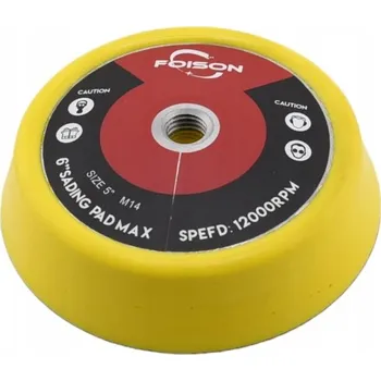 Brusný kotouč Upevňovací talíř pro rotační leštičky, brusný talíř na suchý zip 125 mm M14