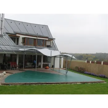 bazénová plachta Plachta na bazén bezpečnostní síť Zelená - 1m2