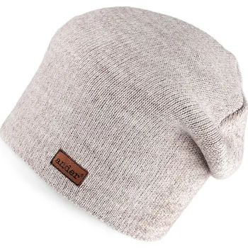 Pokrývka hlavy Zimní čepice unisex, barva 8 béžová světlá