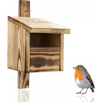 Hnízdní budka Ptačí budka typu P – pro reheka zahradního, červenku obecnou, konipase, kosa