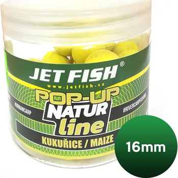 Boilies JET FISH - POP UP Boilie NATUR line 16mm - Kukuřice