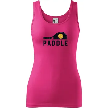 Dámské tričko Paddle logo na ležato - Dámské tílko - XL ( Purpurová )