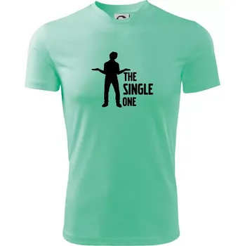 Pánské tričko Bachelor party - The single one - Pánské triko Fantasy sportovní (dresovina) - 2XL ( Mátová )