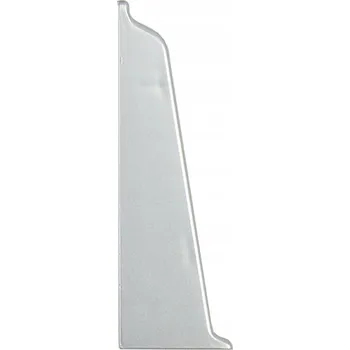 Podlahová lišta Levá koncovka k soklové liště 70mm PVC hliník