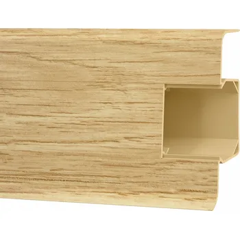 soklová lišta PVC lišta Vox 2,1 x 66, délka 2 cm, dub