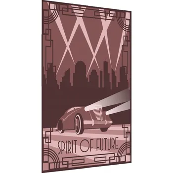 Obraz Plakát v Rámu AUTO ve Stylu Art Deco 60x80