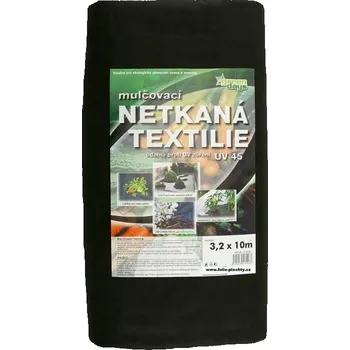 Mulčovací textilie Netkaná textilie černá 3,2x10m UV 24měs.