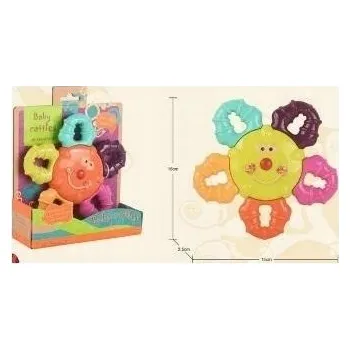 PŘEKVAPENÍ PRO DÍTĚ HRAČKA CHRASTÍTKO SLUNEČNICE PRO MIMINKA HRAČKY