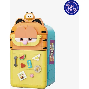 ostatní stavebnice Pantasy Stavebnice - Garfield Fantastic Machines Big Fridge 16cm