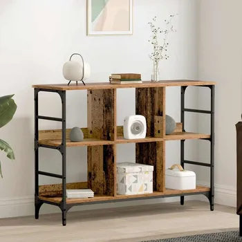 Příborník do zásuvky vidaXL Servírovací skříň Staré dřevo 102 x 32 x 73,5 cm [883525]