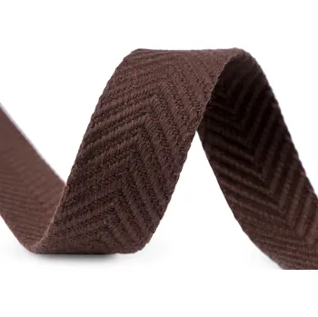 Oboustranný popruh šíře 38 mm Balení: 1 m, Varianta: 4 hnědá - 8596475355353