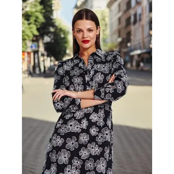 Dámské šaty Sinsay - Midi šaty s leopardím potiskem - vícebarevná - 1061Z-MLC - 1061Z-MLC-XXS-3