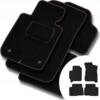 autokoberec Velurové autokoberce Motos 4 ks