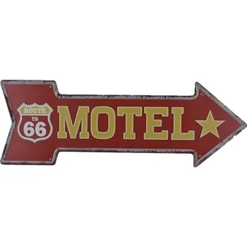 Obraz Plechová cedule Motel