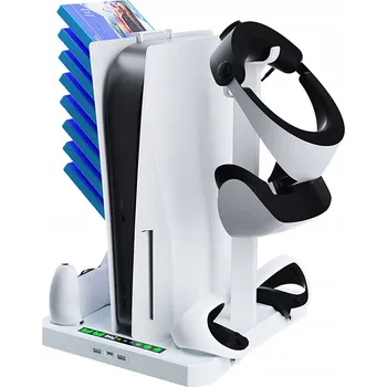Hra Chladící a nabíjecí stanice pro konzoli PS5 a set PSVR2 (PS5)