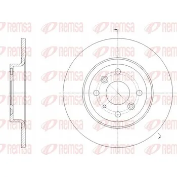 Brzdový kotouč Remsa 61660.00 Brzdový kotouč