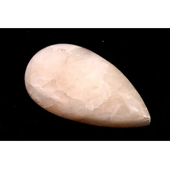 Korálek Kabošon Fire Scolecite č.2626 (42x23x9mm)