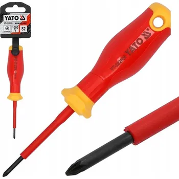 Šroubovák YATO ŠROUBOVÁK IZOLOVANÝ EXTRA TENKÝ PZ1X80MM YT-282656