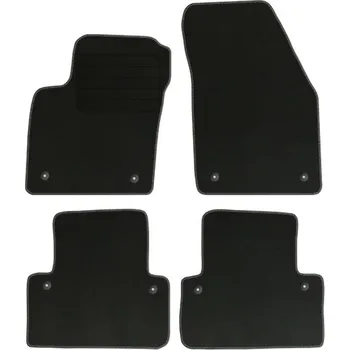 autokoberec Velurové autokoberce s upevněním v sadě Edecor